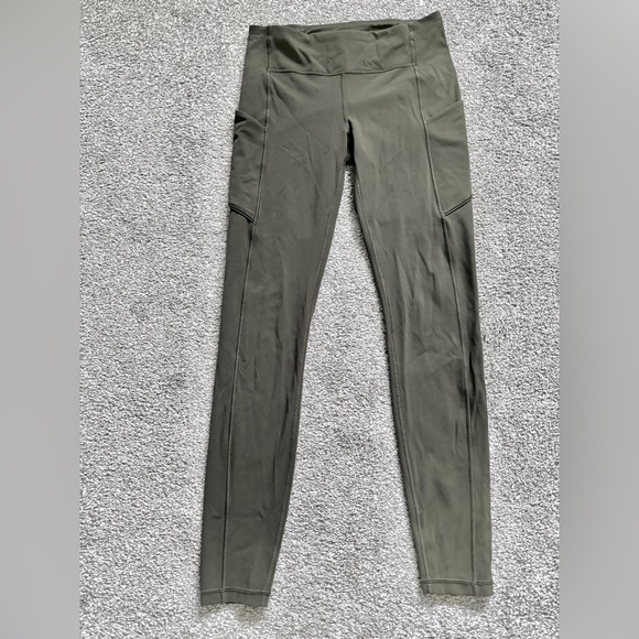 LULULEMON Speed Up Tight *Full On Luxtreme 28” Dark Olive Green Size 6 - Picture 2 of 12